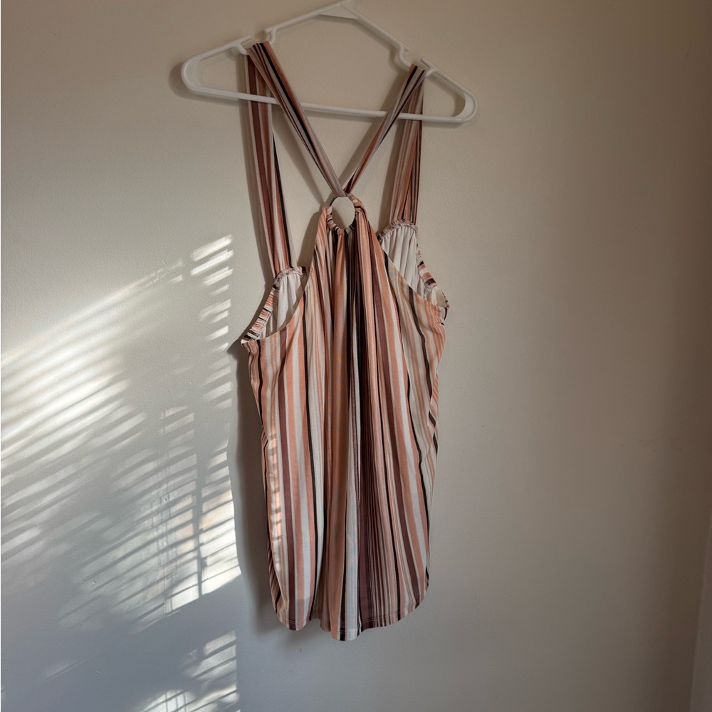 Striped Sleeveless Top
